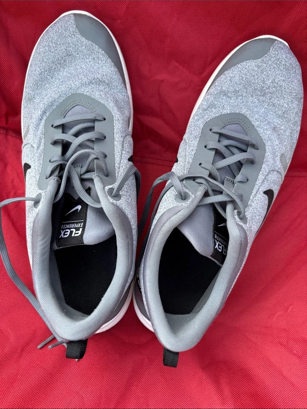 Nike Gray and Black Running Sneakers